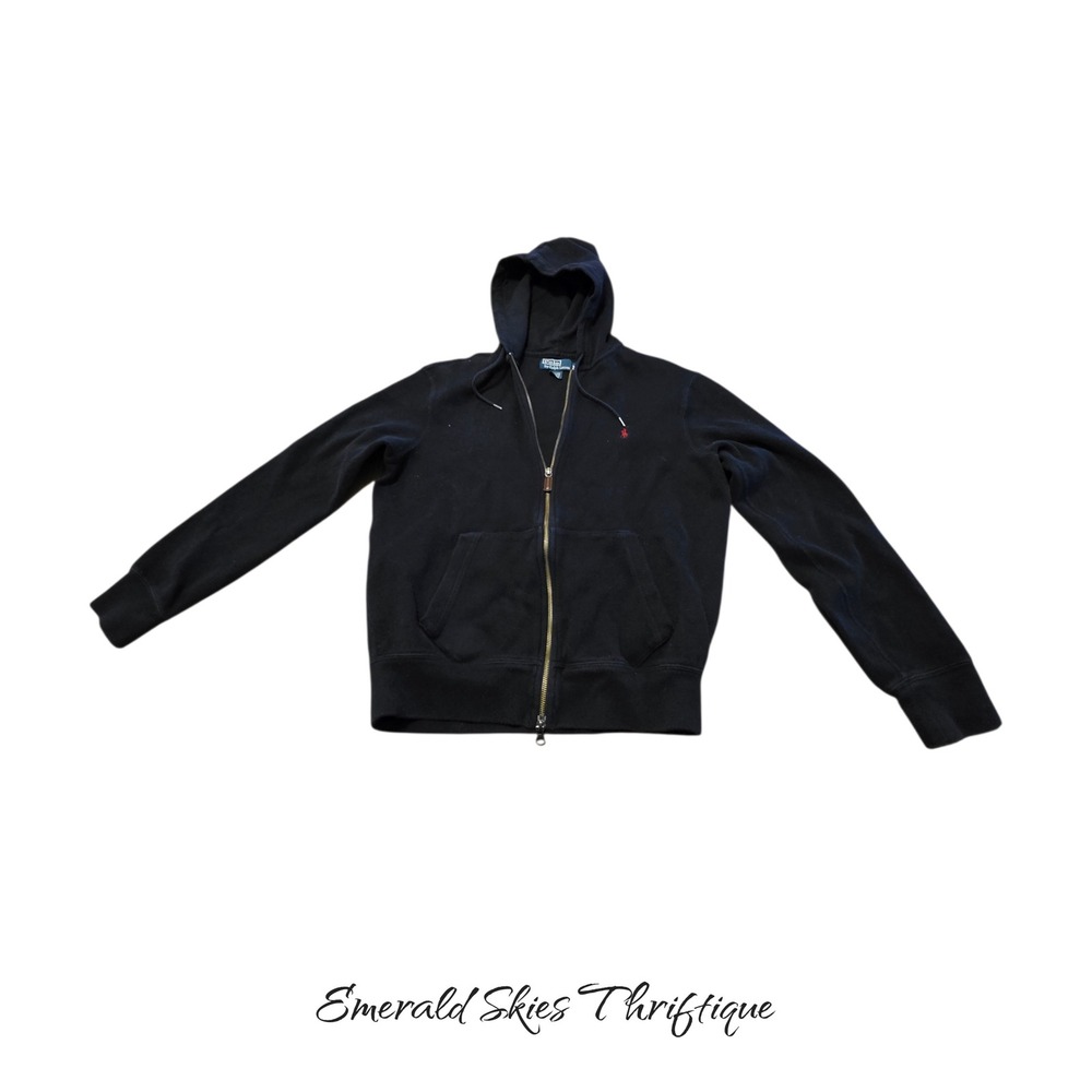 Vintage polo Ralph Lauren double  zip jacket/sweater size medium free shipping